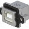 Conector USB B, in&amp;#351;urubare, pt. montare pe panou, AMPHENOL - MUSB-D111-30