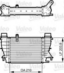 Radiator intercooler NISSAN TIIDA Limuzina (SC11X) (2006 - 2016) VALEO 818264 foto