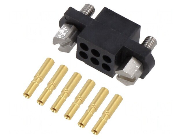 Conector cablu-cablu/PCB mufă mamă 6 PIN Datamate J-Tek 800V