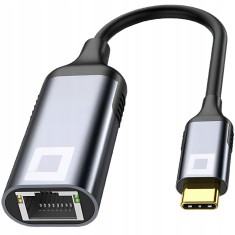 Co2 Przejści&oacute;wka Usb-C Ethernet Adapter Karta Sieciowa Lan Gigabit Rj45 2500 Mb