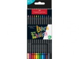 Creioane Faber-Castell Black Edition 12 set, triunghiulare, cutie carton