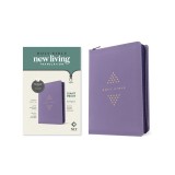 NLT Compact Giant Print Zipper Bible, Filament Enabled (Leatherlike, Diamond Lavender, Red Letter)