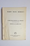 Scriitori rom&acirc;ni și străini &ndash; Aut. Marin Manu Bădescu, Ed. G&acirc;ndirea Rom&acirc;nească, 1993