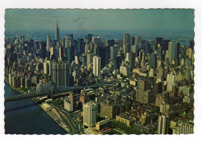 NEW YORK PANORAMA SUD VEST PODUL QUEENSBORO USA foto