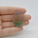 Cabochon agat moss indonezia 37x27x6mm c70