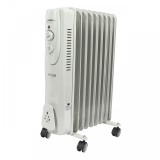 Calorifer electric cu ulei Bohm, 8 elementi, 3 trepte de putere 800/1200/2000 W, termostat