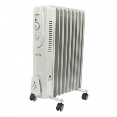 Calorifer electric cu ulei Bohm, 8 elementi, 3 trepte de putere 800/1200/2000 W, termostat