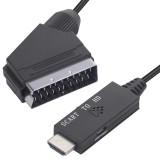 Convertor SCART-HDMI unidirectional cu fir