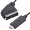 Convertor SCART-HDMI unidirectional cu fir