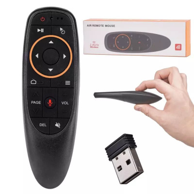 Telecomanda Air Mouse G10 pentru Smart TV, Gonga&amp;reg; Negru foto