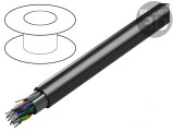 Cablu RS232 ecranat, 8x2x24AWG, Cu, PVC crom