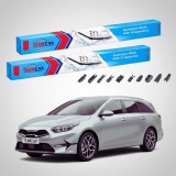 Cumpara ieftin Ștergătoare Kia Ceed III SW CD 2018-prezent | Set Față Flat Premium &ndash; TeamCar&reg;