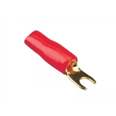 Papuc Terminal tip furca 10mm2 M4 aurit izolat rosu ACV 30.4410-02