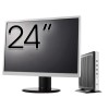 Pachet PC Second Hand HP T630 Thin Client, AMD GX-420GI 2.00GHz, 8GB DDR4, 32GB SSD Flash + Monitor 24&amp;quot; NewTechnology Media