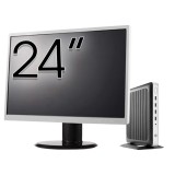 Pachet PC Second Hand HP T630 Thin Client, AMD GX-420GI 2.00GHz, 8GB DDR4, 128GB SSD + Monitor 24&amp;quot; NewTechnology Media