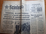 Scanteia 13 noiembrie 1976-vizita lui ceausescu prin bucuresti