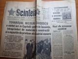scanteia 13 noiembrie 1976-vizita lui ceausescu prin bucuresti