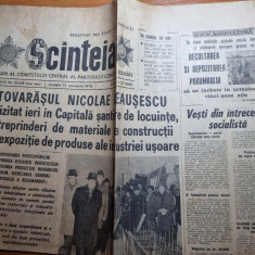 scanteia 13 noiembrie 1976-vizita lui ceausescu prin bucuresti
