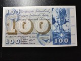 ELVEȚIA 100 FRANCI 1971 SUPERBĂ