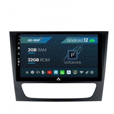 Navigatie Mercedes Benz W211 CLS, Android 12, P-Octacore 2GB RAM + 32GB ROM, 9 Inch - AD-BGP9002+AD-BGRKIT415 foto