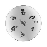 Cumpara ieftin Plăcuţă nail art B88, INGINAILS