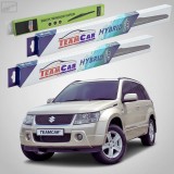 Cumpara ieftin Ștergătoare Suzuki Grand Vitara II JT 5 Uși 2005-2008 | Set Față și Spate Hibrid &ndash; TeamCar&reg;
