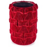 Vaza flori teracota catifea rosie Fundite &Oslash; 12 cm x 16,5 H