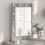 vidaXL Oglindă de toaletă cu oglindă Gri Sonoma 70 x 50 x 18 cm 868338