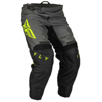 Pantaloni cross/enduro Fly Racing F-16, negru/galben fluo/gri, marime 30 foto