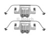 Set accesorii, placute frana BMW Seria 7 (E65, E66, E67) (2001 - 2009) BOSCH 1 987 474 693