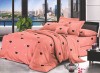 Lenjerie de pat pentru o persoana cu 2 huse de perna dreptunghiulara, Anzu, bumbac mercerizat, multicolor