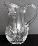 Carafa 2l din cristal de Bohemia pentru apa sau vin, model superb cu ornamente tip diamant