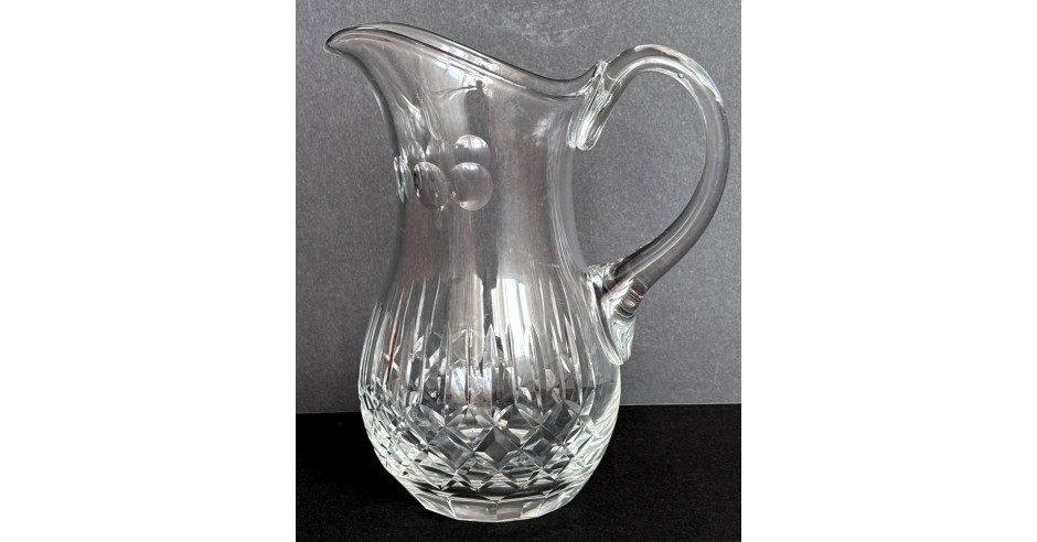 Carafa 2l din cristal de Bohemia pentru apa sau vin, model superb cu ...