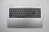 Carcasa superioara cu tastatura palmrest Laptop, Lenovo, Ideapad 510-15ISK Type 80SR, 5CB0M29194, AP10T000570, argintie, layout US