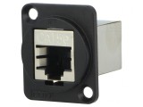 Adaptor FT Cat 5e Ecranat 8p8c Metal 19x24mm