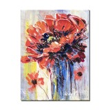 Tablou maci stilizati pictat manual, 40x30cm acril pe panza in relief efect 3D, Kenny Varniote