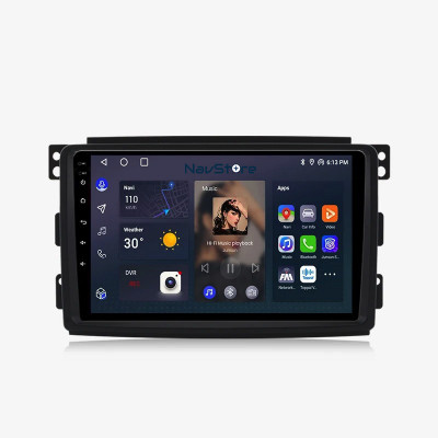 Navigatie Dedicata Smart For Two (2005-2010) For Four (2005-2010), 9 Inch, 2Gb Ram, 64Gb stocare, Carplay foto