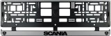 Cumpara ieftin Set 2 bucati, suport numar inmatriculare argintiu Scania II, Autohelix MSA