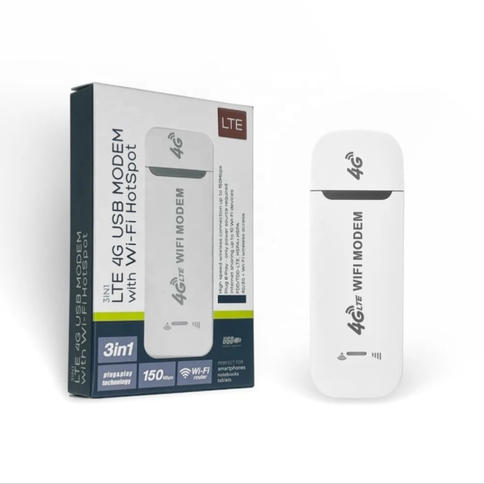 Modem/ Router Wifi USB 4G E3372, 150Mbps