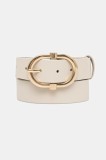 Answear Lab curea de piele culoarea bej