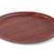 Tava pentru servire, imitatie lemn rotunda, cu margine joasa, 507865, 380 mm
