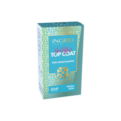 Top Coat Gel Effect Ingrid Cosmetics, 7 ml foto