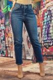 F924-4 Blugi clasici din denim