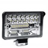 Proiector LED pentru Off-Road, ATV, SSV, putere 108W, culoare 6500K, tensiune 9-36V, dimensiuni 150 x 95 x 60 mm, Amio