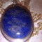 Pandant argint overlay cu blue copper turcoise