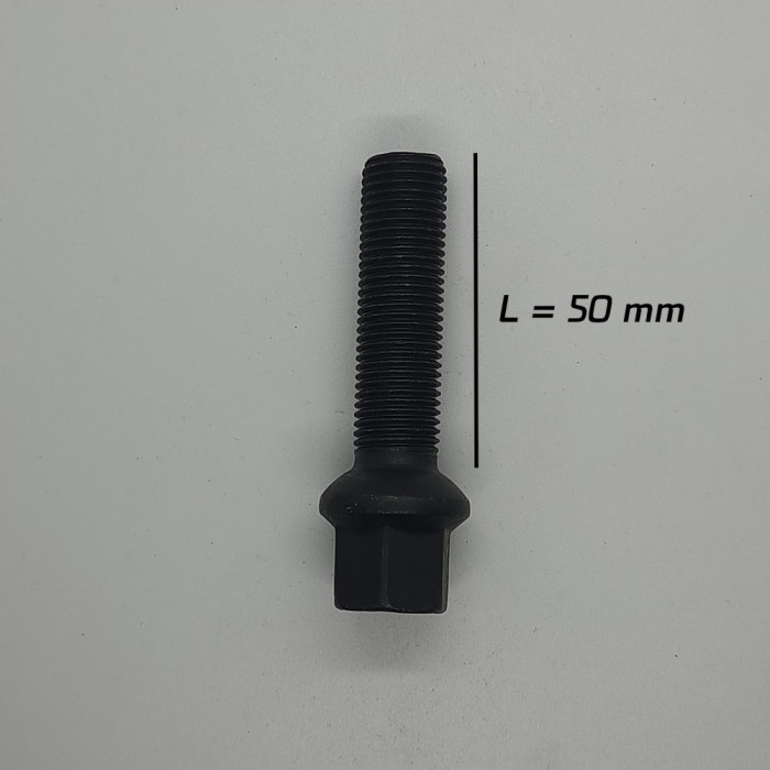 Prezon janta aliaj negru M14x1.5 50 mm pentru Mercedes