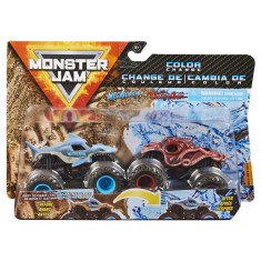Set 2 masini Monster Jam Megalodon si Octonber Color Change foto