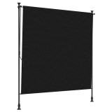 vidaXL Jaluzea Rulou de Exterior Negru 150 x 270 cm 42037123