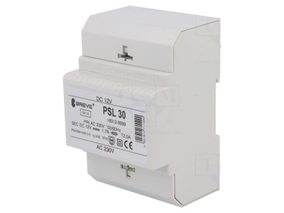 Alimentator DIN 12VDC 30W foto