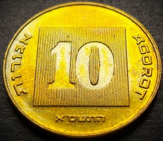 Moneda EXOTICA 10 AGOROT - ISRAEL, anul 2001 *cod 3692 = UNC